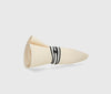 Giselle Panama Hat Natural Ribbon Black Striped