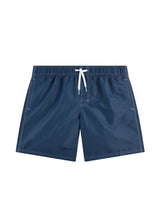 Iconic Tafetta Stretch Mid Boxer Navy