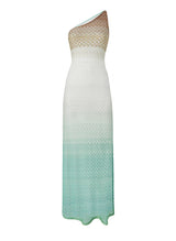 One-Shoulder Dress With Dégradé Spiderweb Motif | Missoni