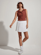 Activewear Varley Kalmia Mid Rise Skort 14.5 White Apoella