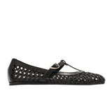 Ballerinas Ancient Greek Sandals Aerati Raffia Ballerinas Black Apoella