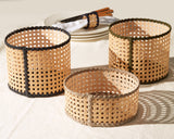 Baskets Alexandra Koumba Wicker Tall Basket OLIVE / L Apoella