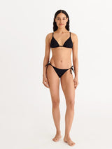 Bikini Eres Mouna Malou Triangle Tie Side Bikini Noir Apoella