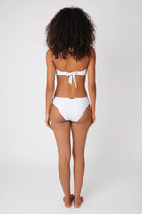 Bikini Heidi Klein Anacapri Ring Bandeau Bikini White Apoella