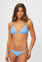 Bikini Heidi Klein Ocean Tide Triangle Ring Bikini Light Blue Apoella