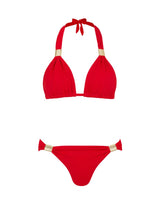 Bikini Heidi Klein Petalia Slider Bikini Red Apoella