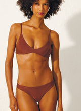 Bikini Lenny Niemeyer Scoop Mid Rise Bikini Cappucino Apoella