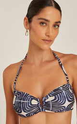 Bikini Lenny Niemeyer V Bandeau Mid Rise Bikini Paros Apoella