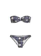 Bikini Lenny Niemeyer V Bandeau Mid Rise Bikini Paros Apoella