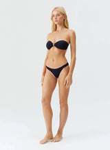 Bikini Melissa Odabash Istanbul Bandeau Link Bikini Top Black Apoella