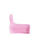 Bikini Melissa Odabash Toulouse One Shoulder Bikini Top Zigzag Pink Apoella