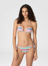 Bikini Missoni Triangle Bikini Micro Chevron Lurex Light Multi Apoella