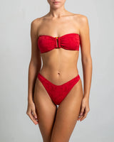 Bikini Stefania Frangista Melita Bandeau Bikini Curly Butter Apoella