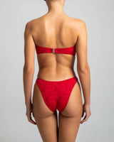 Bikini Stefania Frangista Melita Bandeau Bikini Curly Butter Apoella