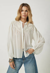 Blouses Scarlett Poppies Petronella Top Papyrus Apoella