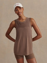 Blouses Varley Dayna Seamless Tank Top Coffee Quartz Apoella