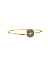 Bracelets ASTRA Round Eye Bracelet Gold-Black-Turquoise-White O/S Apoella