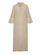Caftans APOELLA Victoria Frill Caftan Beige Apoella