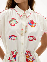 Caftans Carolina K Valerie Caftan Off White Apoella
