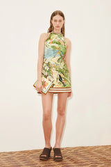 Dresses Alémais Toucan Halter Mini Dress Multi 8UK / Multi Apoella
