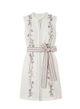 Dresses Ancient Kallos Wild Flowers Mini Shirtdress Off White Apoella