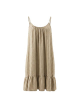 Dresses APLA Taf Shiny Mini Strap Dress Beige O/S / Beige Apoella