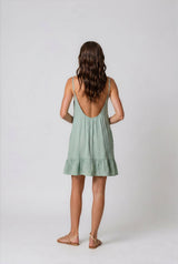 Dresses APLA Taf Shiny Mini Strap Dress Mint O/S / Mint Apoella