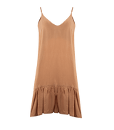 Dresses Apoella Ariadne Strap Short Frill Dress Nude Apoella