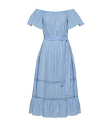 Dresses Apoella Christianna Off Shoulder Long Dress Sky Apoella