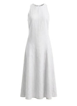 Dresses APOELLA Evelina Godet Linen Dress White Apoella