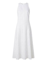 Dresses APOELLA Evelina Godet Linen Dress White Apoella