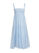 Dresses Apoella Helen Smocked Midi Dress Sky Apoella