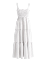 Dresses Apoella Helen Smocked Midi Dress White Apoella