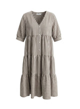 Dresses APOELLA Urania Long Dress Choco/White Stripes Apoella