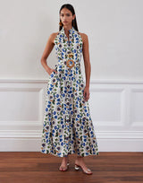 Dresses Borgo De Nor Biba Cotton Dress Vine Flower Off White 10UK / Off White Apoella