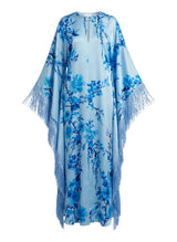 Dresses Borgo De Nor Esmeralda Caftan Cherry Blossom Blue 12UK / Blossom Blue Apoella