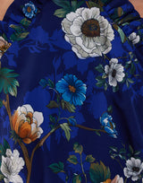 Dresses Borgo De Nor Tatiana Crepe Dress Magical Blossom Navy Apoella