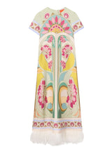 Dresses La DoubleJ Swing Feathers Long Dress Green S / Green Apoella