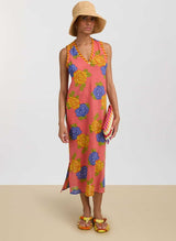 Dresses Lisa Corti Cheack Cotton Dress Old Pink Apoella