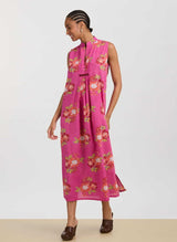 Dresses Lisa Corti Eve Cotton Dress Fuxia Apoella