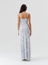 Dresses Melissa Odabash Colada Knit Long Dress Blue Apoella
