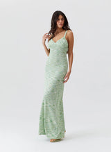 Dresses Melissa Odabash Colada Knit Long Dress Green Apoella