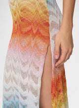 Dresses Missoni Long Dress in Shaded Lamé Viscose 44 / Multi Apoella