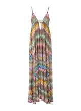 Dresses Missoni Long Macro Chevron Lurex With Straps Multi 42 / Color Apoella