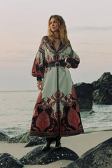 Dresses Scarlett Poppies Florista Long Dress Burnt Orange Apoella