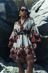 Dresses Scarlett Poppies Florista Short Dress Burnt Orange Apoella