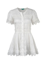 Dresses Waimari Violetta Short Sleeve Short Dress White Apoella