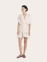 Dresses Zeus+Dione Cyclop Short Dress Ecru Apoella