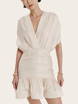 Dresses Zeus+Dione Cyclop Short Dress Ecru Apoella