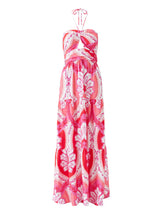 Faye Halter Long Dress Ornate